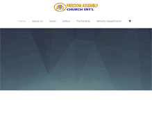 Tablet Screenshot of freedomassembly.org